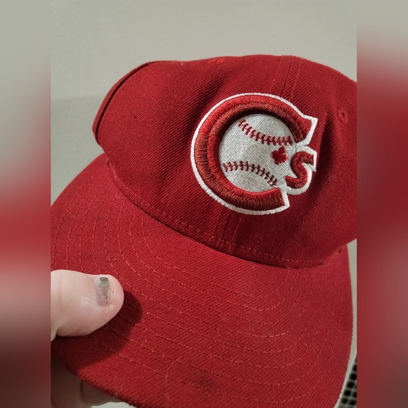 MLB Accessories Mens Vancouver Canadians New Era Team Logo Red 59
